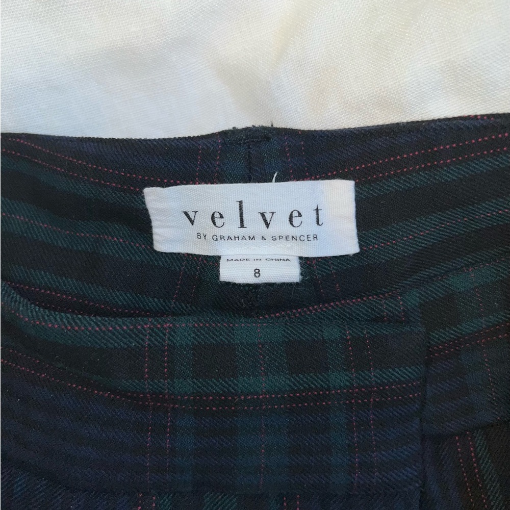 Velvet women’s size 8 plaid dress pants